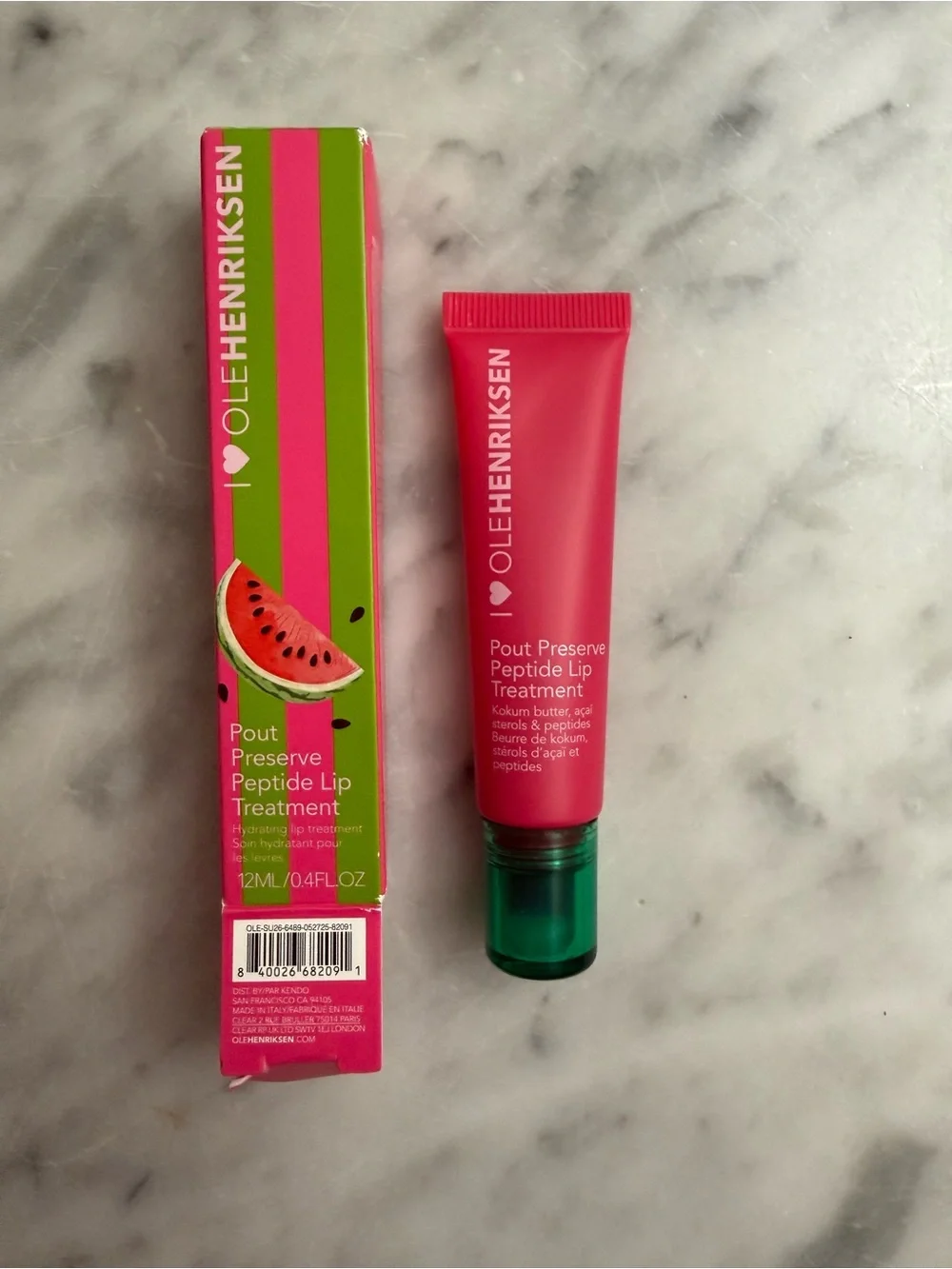Ole Henriksen Pout Preserve Peptide Lip Treatment MALDIVES MELON CHILLER NIB